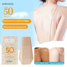 1pc SPF50 PA++++ Moisturizing Sunscreen, High Protection Facial Sunscreen, Lightweight Non-Greasy Texture, Hydrating And Oil-Control, Brightens Dull Skin, Leaves Skin Fresh And Soft, Radiant, Suitable For Summer Outdoor And Daily Use - Multicolor - View 6
