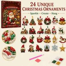 Christmas Tree Decoration Hanging Ornaments DIY Christmas Decorations Small Hanging Decor Set - Multicolor - View 6