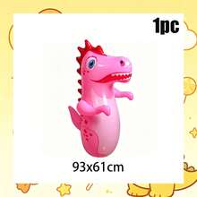 Set Mainan Kantung Tinju Tiup Dinosaurus, Cocok Sebagai Hadiah Ulang Tahun untuk Putra dan Putri, Ideal untuk Dekorasi Latar Belakang Foto Perayaan Momen Penting, Menciptakan Suasana Meriah Pesta Bertema Dinosaurus - View 8