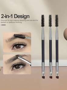 6/5/3/2/1pc Eyelash Tool Set, Includes Mascara Brush And Container, Create Natural Makeup Look, Includes Eyelash Comb And Brush, Reusable, False Eyelash Trimming Tool And Eyelash Separator, Suitable For Women And Girls - Multicolor - View 8