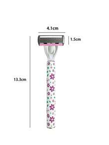 Women's Floral Handle Razor Set, 37Pcs (1 Handle +36 Replacement Blade Cartridges), Portable Body Shaver For Legs, Arms & Underarm, Smooth Shaving - Upgraded Version - View 8