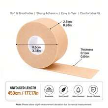 2pcs/4pcs Skin Protection Tape, Made Of Soft Breathable And Waterproof Fabric Material, With Strong Adhesion, Suitable For Protection Of Feet, Fingers, Heels And Other Areas, Also Applicable For Daily Friction Protection Scenarios. - View 8