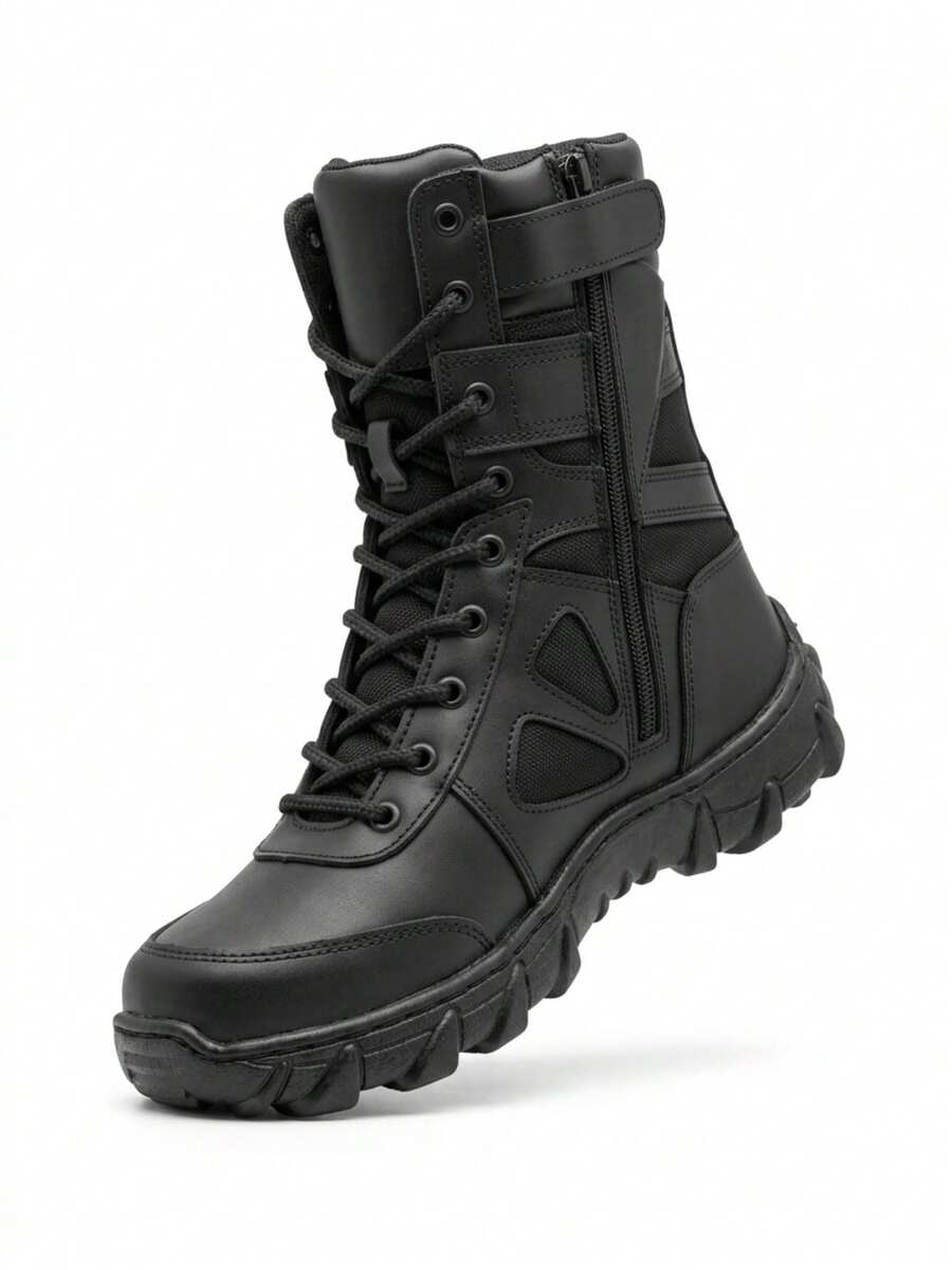 Men Military & Tactical Boots - Black - View 1