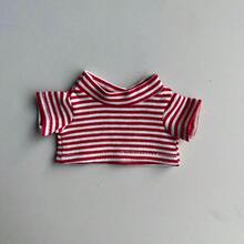 1pc Striped T-Shirt Outfit For Hamsters, Soft & Comfortable, Machine Washable, Pet Daily Wear, Small Pet Winter Pullover Sweater, Suitable For Hamsters, Guinea Pigs, Rabbits, All Seasons - Multicolor - View 17