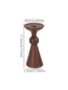 Exquisite Wood Grain Texture, Smooth Surface, Sturdy Structure, Easy To Clean And Reusable For Long Time Use. Perfect For Dining Table, Fireplace Mantel, Coffee Table Display, Great Decor For Christmas, Wedding, Thanksgiving, Romantic Dinner Party. - Retro-style Luxury - View 13