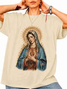 Women T-Shirts - Apricot - View 3