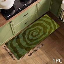 Minimalist Ribbed Print Long Runner Mat, Indoor Home Decor, Kitchen Long Mat, Entryway Doormat, Hallway Entrance Decor, Bedroom Bedside Mat, Living Room Mat, Laundry Room Mat, Bathroom Mat, Suitable For Apartment, Dorm And Home Daily Decor - Multicolor - View 14