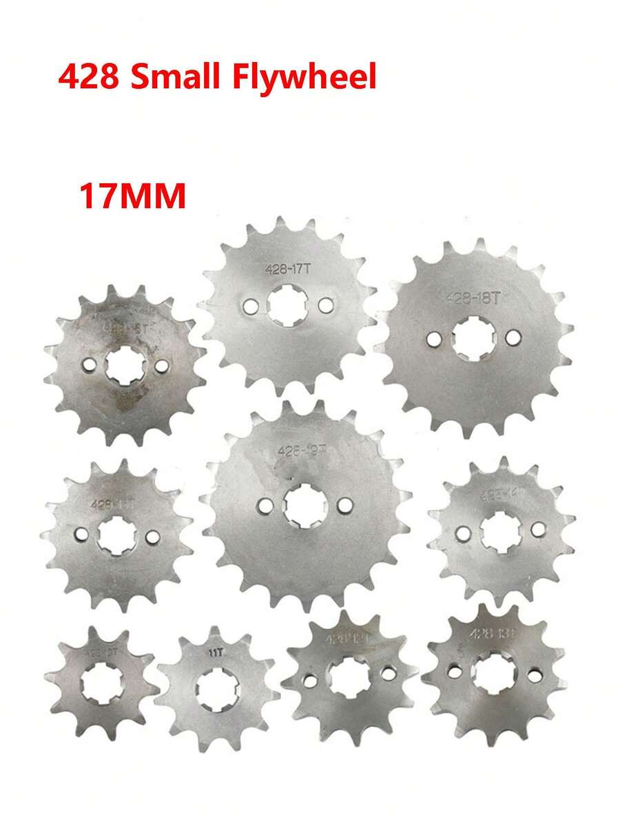 Front Engine 428# 10T 11T 12T 13T 14T 15T 16T 17T 18T 19T Teeth 17mm 20mm Chain Sprocket With Retainer Plate Locker - A - View 1