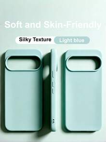 豪華柔軟 TPU 保護殼 適用 10A 8 9 Pro XL 8a 7 Pro 6a 5 防震手機殼 9 XL 7A 6A 緩衝軟背蓋 - 淡青色 - 查看 3