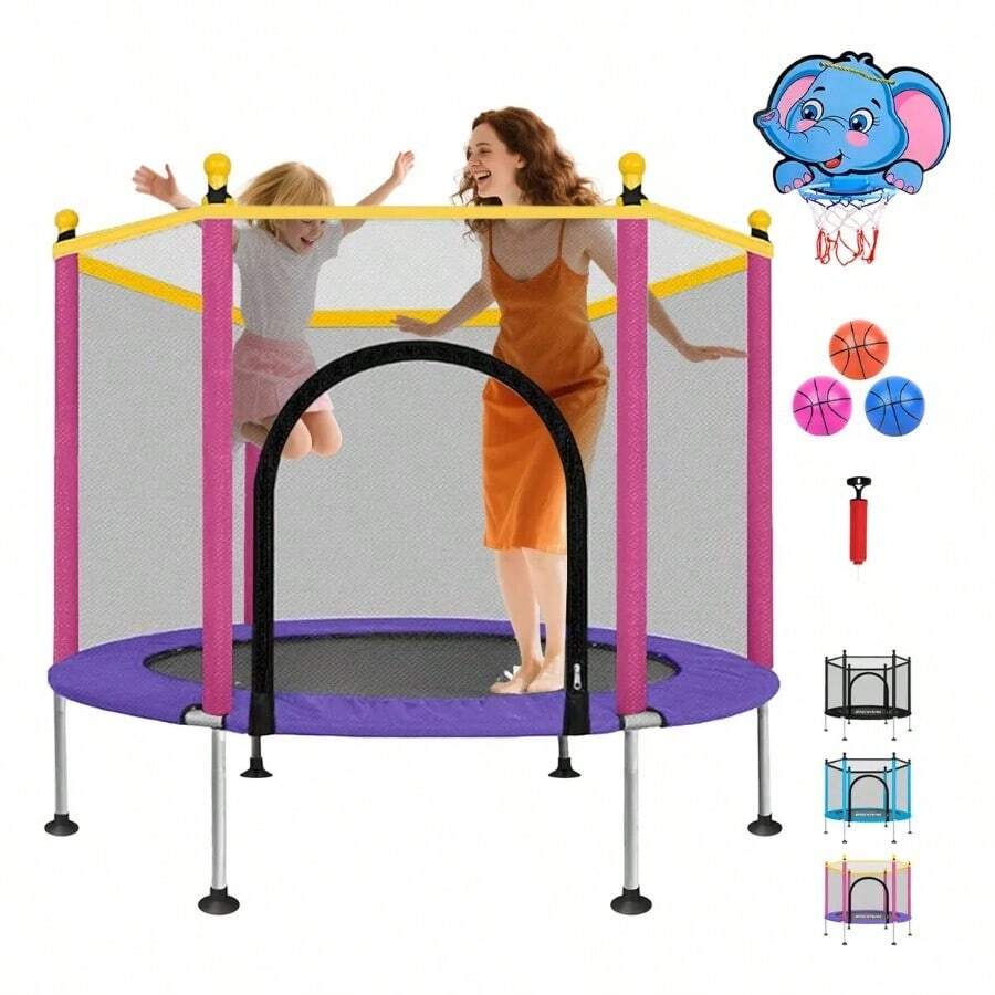 Kids Trampolines - Purple - View 1