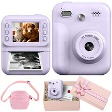 Children's Instant Print Camera, Multifunctional Camera Can Take Videos, Multiple Options: Single Camera, Single Camera + 4 Rolls Of Colored Photo Paper (Red/Blue/Orange/Green) + Gift Box & Gift Bag, Can Record Color Videos And Print Photos, Equipped With 5 Major Functions To Surprise Kids, High-Quality Children's Digital Camera, New Model, Christmas, Thanksgiving, Halloween, Birthday, Graduation Season And Back To School Gifts - Multicolor - View 17