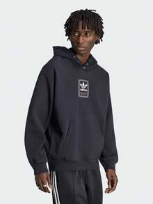Adidas Originals Sweatshirt Rajut ELEVATED GFX HD Pria KW4402 - Hitam - View 1