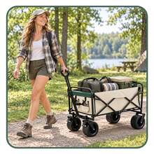 Carts & Wagons, Shopping Trolleys - Green - View 7