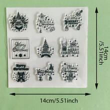 Snowflake Christmas Ornament Clear Silicone Stamp,Winter Holiday Decor Transparent Rubber Seal For Card Making Scrapbook Journal DIY Craft Stamp - SD-2 - View 38
