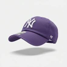 47 Brand NY  Relaxed Clean Up Adjustable Cap / Purple / RRP £28 - Purple - View 1