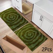 Minimalist Ribbed Print Long Runner Mat, Indoor Home Decor, Kitchen Long Mat, Entryway Doormat, Hallway Entrance Decor, Bedroom Bedside Mat, Living Room Mat, Laundry Room Mat, Bathroom Mat, Suitable For Apartment, Dorm And Home Daily Decor - Multicolor - View 10