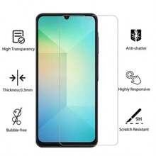 3pcs/Pack, Compatible With Redmi 17 4G/17 5G/13C/14C/15C/A5/15/A7 Pro High Definition Edge Glue Full Coverage Tempered Glass Screen Protector, Anti-Scratch Film, Phone Protection, High Clarity, Smooth Surface, Shatter-Resistant Material, Durable Glass, Anti-Scratch Anti-Drop, High Sensitivity, Smooth Operation, Screen Protector - Clear - View 7