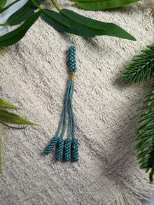 Handmade Woven Tassel Pendant, Replacement Tassel For Prayer Beads, Multiple Colors Available, Durable And Wear-Resistant Woven Rope, DIY Jewelry Accessories, Tesbih Prayer Beads Tail Pendant, Handmade Bracelet Accessories - Multicolor - View 12