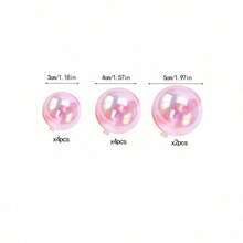 10pcs/30pcs Transparent Colorful Bubble Ball Cake Decor Toppers, Suitable For Birthday, Wedding, Anniversary Party DIY Cake Dessert Decoration Supplies - Multicolor - View 10