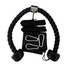 Heavy Duty Triceps Pull Rope, Biceps Pull Band, Nylon Fitness Equipment Set, Suitable For Home Gym, High Pulley Down Machine, Abdominal Cable Crossover Training - A - View 12