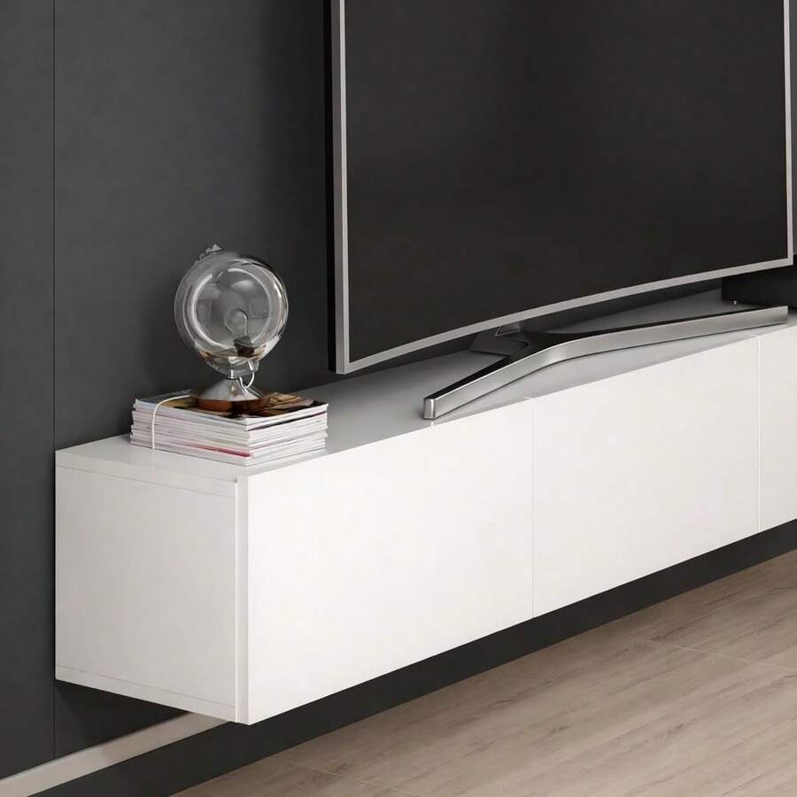 Television Stands & Entertainment Centers - White - View 1