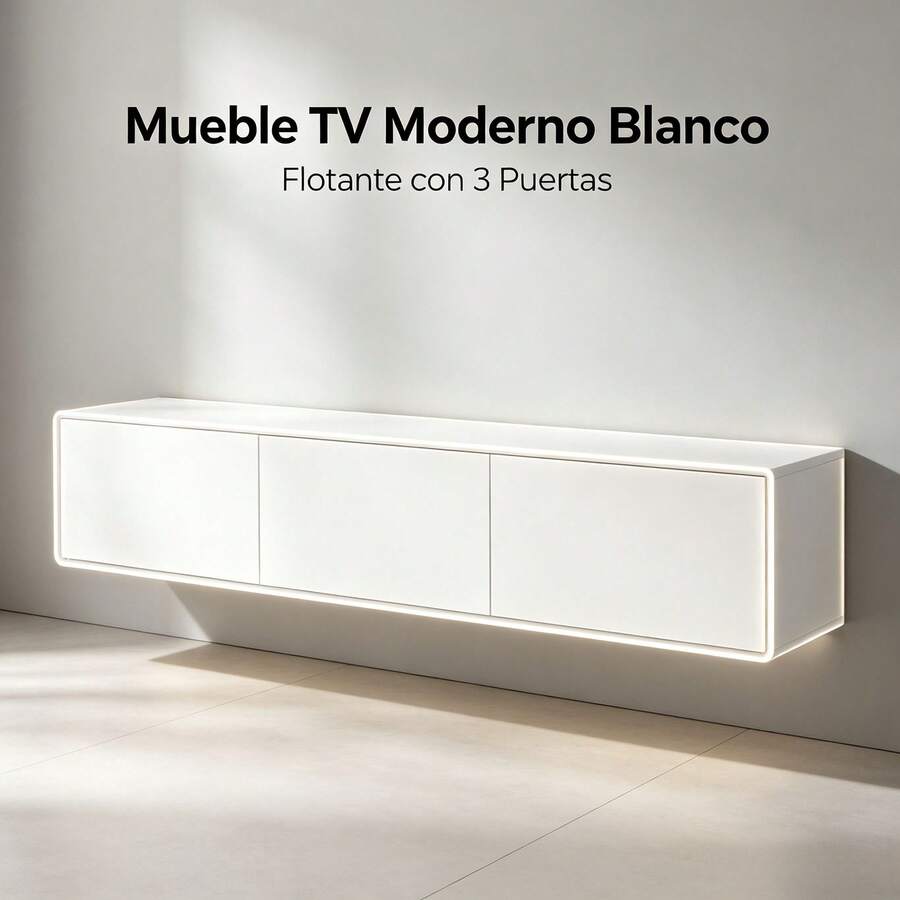 Television Stands & Entertainment Centers - White - View 1