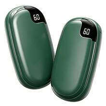 2pcs Magnetic Hand Warmer, Digital Display, Rechargeable Portable Pocket Hand Warmer, Reusable Heater, Essential Winter Accessory For Outdoor, Christmas Stocking Stuffer, Men's Gift - Multicolor - View 14