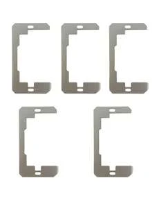 5/2/1pc Wall Plate Spacers, Power Outlet Spacers, Outlet Repair, Metal Flush Mounting Plates For Power Outlet Repair, Fix Loose Outlets And Electrical Boxes, Rust-Resistant, Wear-Resistant, Durable, Suitable For Indoor And Outdoor Use, Can Be Used With Switches, Outlets And Other Wall-Mounted Electrical Equipment. Whether In Home, Office Or Spaces With Power Outlets, These Spacers Provide A Perfect Fit - A - View 13