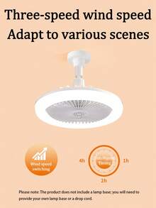 E27 Screw Base Aromatherapy Fan Light, Suitable For Living Room, Kitchen, Bedroom, Remote Control/Wall Control, LED White Light, Warm Light, Neutral Light, 3-Speed Fan, High Color Rendering Index - CPFS-02 - View 7