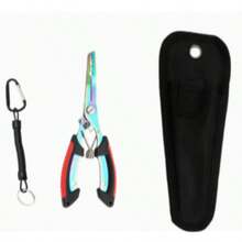 Multi-Piece Eagle Beak + Cloth Bag + Lanyard Portable Fishing Set, Eagle Beak Ring Opener, Fish Hook Remover, Fish Lip Gripper, Fish Scale Remover, Telescopic Buckle, Fishing Pliers, Essential For Outdoor Enthusiasts, Battery Not Included - Multicolor - View 10