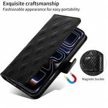 eaacaa PU Leather Flip Wallet Phone Case Compatible With Apple 18ProMax/18Pro/18/17e/17ProMax/16ProMax/16Pro/16Plus/15ProMax/15plus/13ProMax/13pro/14ProMax/14Pro/14plus/12ProMax/12Pro/11ProMax/14/13/12/11/7/8/X/XS/XR Series, S26ultra/S25ultra/S24ultra, A5/ G06, Full Coverage Multi-Protection Phone Protective Cover - Black - View 5