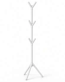 Perchero minimalista de pie con diseño de árbol | Almacenamiento estable con 6 ganchos | Sin taladros, ideal para espacios pequeños - Ver 2