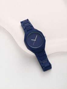 1pc Women's Fashion Casual Versatile Quartz Watch Suitable For Daily Wear - Blue - View 4