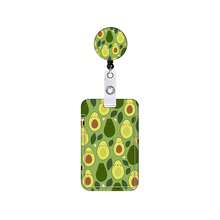1pc Rose Sunflower Butterfly Avocado Print Lanyard Card Holder Set - Multicolor - View 11