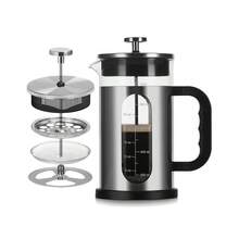 Coffee Machine, French Filter Press, Used To Filter Coffee, Loose Tea And Milk Foam, Stainless Steel Filter, Heat-Resistant Borosilicate Glass - 1000ml French Press Coffee Maker - View 9