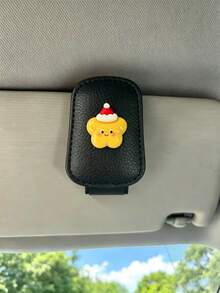 Christmas Cartoon Car Fashion Glasses Clip, Car Visor Fashion Glasses Holder, Creative Holiday Car Interior Accessory - Christmas - View 8