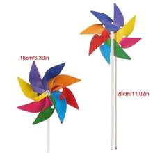 5X Kid Colorful Wind Spinner Pinwheel Windmill Garden Yard Patio Lawn Decor UK. - UK-h272301 - View 9