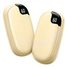2pcs Magnetic Hand Warmer, Digital Display, Rechargeable Portable Pocket Hand Warmer, Reusable Heater, Essential Winter Accessory For Outdoor, Christmas Stocking Stuffer, Men's Gift - Multicolor - View 13