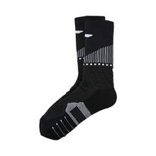 LI-NING Basketball Series Antibacterial Mid-Calf Socks Cushioned Shock Absorbing Socks for Training & Running AWLW037 - 黑色 - 查看 7