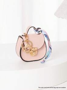 1pc Mini Bag Saddle Small Bag Storage Bag Pendant Decoration Headphone Multi-Functional Bag Hanging Change Purse Keychain Red Envelope Bag - Multicolor - View 12
