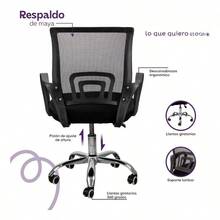 Office Chair - Negro - View 3