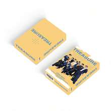 55pcs Treasure Boy Group Gem Box Star KPOP Merchandise LOMO Laser Photocard - A - View 5