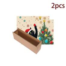1pc Christmas Black Cat Pattern Diatomaceous Earth Absorbent Mat, Kitchen Countertop Drying Mat, Coffee Machine Mat, Pour-Over Coffee Pot Mat, Dish Drying Mat, Non-Slip Heat-Resistant Kitchen Mat, Dining Table Mat, Breakfast Mat, Washing Machine Mat, Home Kitchen Dining Table Coffee Shop Bar Decor Mat, Holiday Party Housewarming Gift - Multicolor - View 12
