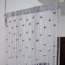 String Curtain Panels Door Fly Screen Room Divider Hanging Rose Flower Curtains - UK-l434003 - View 3