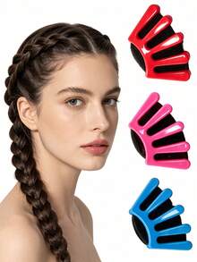 1/3pcs Hair Styling Tool Set: Quick Bun Maker, Suitable For Bathroom Accessories, Back To School, Home Decor, Home Essentials, Gift For Women - Multicolor - View 4