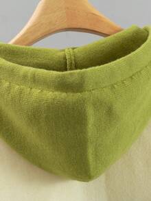 BYGOUBY Women's Striped V-Neck Dropped Shoulder Knit Sweater, Casual Loose Fit Pullover Cardigan, Autumn/Winter - Green - View 11
