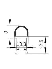 Shower Screen Bath Seal Strip For 10mm Glass,Up To 9mm Gap,900mm Adjustable - Shower Door Seal Strips - View 2