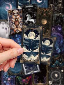 50pcs Mysterious Journey Stickers For Decorating Planner, Diary, Scrapbook, Journal, Luggage, Guitar, Skateboard, Manual, Notebook, Tablet, Water Bottle, Phone - Mysterious Journey 6 - View 4