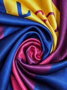 Barca Style Customized Men's Football Jersey & Customizable Name And Number & Round Neck Lightweight Football Sports Top & Suitable For Football Matches, Training, Casual Wear, Gift Giving - Blue - View 8