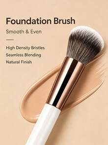 7Pcs Double Ended Makeup Brush Set,Soft Synthetic Hair Foundation Blush Eyeshadow Eyebrow Brushes,Professional Makeup Tools,Ideal Holiday Gift For Women,Makeup Gift Set For Birthday Christmas Party - Multicolor - View 7